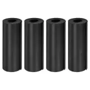 4 Pcs Magnetic Fireplace Draft Stopper Fireplace Vent Cover Blocker Black 40x4"