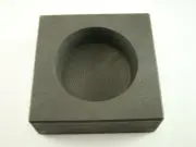 25 oz Round High Density Graphite Gold Bar Mold - Silver-Copper -Coin