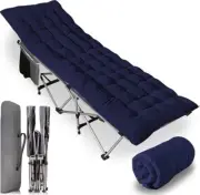 Zone Tech Camping Cot and Cot Pad Sleeping Mattress Adults & Kids Portable