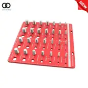 Thread Checker,14 Standard Sizes & 14 Metric,28 Nut and Bolt Thread Checker