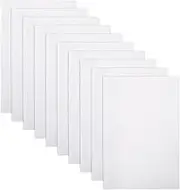 WEBEEDY 10 Pcs Thermo-Adhesive Leather Stiffener 0.8mm Thick Pre-Cut Leather Reinforcement Nonwoven Fabric for Shoe & Bag Shaping DIY Sewing Nonwoven Patchwork Crafts Supplies,20x30cm