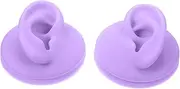 PLAFOPE Professional Ear Piercing Practice Models Pcs Silicone Human Ear Models for Training Display Cleaning