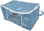 Quilt Organizer Bag Storage for Blankets Bedding Big Zipper Bag Handles for Easy Transport