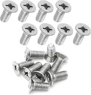 LKAHG Car Brake Disc Rotor Screws, 16PCS OEM# 93600-06014-0H Vehicle Retaining Screws for Front and Rear, Stainless Steel Automotive Replacement Accessories Compatible with TL TSX ZDX