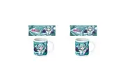 2PK Hatsune Miku Blue Ceramic Mug Coffee Milk Drinking Cup Home Tableware 9x11cm