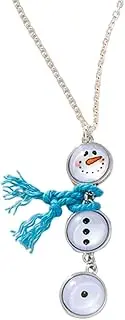 [ycezw] Silver Snowman Pendant, Snowman Chain, Snow Pendant Necklace, Christmas Pendant, Snowman Sweater Chain, Christmas Necklaces for Women, Girls, Mothers, Siehe Beschreibung, Stainless steel alloy,