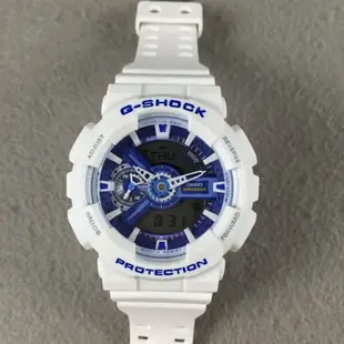 香港正品 假一賠百【現貨實拍】CASIO 卡西歐 G-SHOCK系列 運動電子手表 多功能防水表  情侶表 白藍