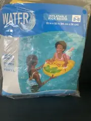 Water Sun & Fun Kid Inflatable Kickboard Pool toy Pineapple NEW Summer
