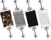 [JJUNW] 4Pcs Dress Clips Back Cinch, Waist Cincher Clip Sweater Clips, Cinch Clip Fit Dress Cincher Clips Retro Cardigan Collar Clip Brooch Clip for Women pant clips for waist tightener, Large,