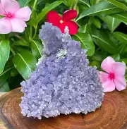 Grape Agate Amethyst Blue Chalcedony Large 262 Grams