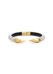 Alexis Bittar Pyramid Lucite and 14kt Gold-plated Bracelet - Silver ONE SIZE