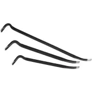 Draper Swan Neck Utility Pry Bar Set 3 Piece 350, 600 and 900mm long 41378