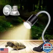 PUEUTU Upgraded Reptile Heat Lamp, UVA/UVB Turtle Heat Light Dimmable Aquariu