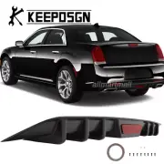 Rear Bumper Diffuser Reflective Strip Tail Light Shark Fin for Chrysler 300 S C (for: Chrysler)
