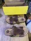 NEW Dr. Scholls Women's Brown Leather Sandals - Size 9M Gel Cushion