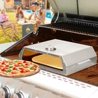 Grill Pizza Oven w/Pizza Peel & Recipe Portable Outdoor Pizza Maker Thermometer