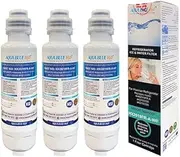 (3 Pack) Aqua Blue H20 Premium Hisense Fridge Filter K2100990 K2100988 HX2019FR-A