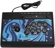 Fighting Stick Controller, DP LS Two Modes Fight Stick Joystick, 360° Wide Angle Game with Non Slip Rubber Base, for PS3, for Switch, for Switch Lite, PC