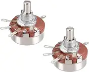 XYWHPGV WTH118-1A 220K Ohm Variable Resistors Single Turn Rotary Carbon Film Taper Potentiometer 2pcs(9122a c45d0 c2275 fcc0e 7b626 4e540