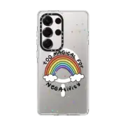 Galaxy S25 Ultra Clear Magnetic Case Magical by DoodleGems