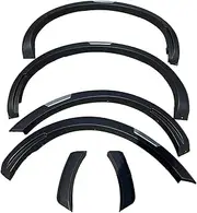 Fender Flares Compatible With Nissan Navara NP300 2016 2017 2018 2019 2020 2021 2022 2023 ABS Wheel Arch Mudguards(Model 2)