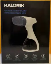 Kalorik Home Handheld Garment Steamer, Portable, Travel Friendly. New in Box!