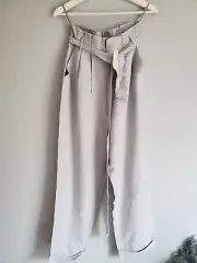 She + Sky Gray Paperbag Pants Size L