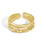 Textured Double Band Ring