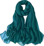 Lina & Lily Crinkled Chiffon Women's Scarf Shawl Wrap Spring Summer Sheer Silky Featherlight