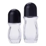 Glass Roll On Bottle Empty Refillable Massage Oil Bottle Travel Perfume Rollers