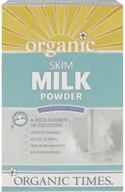 Organic Times Milk Powder Skim 300g