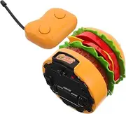 ERINGOGO Remote Control Car for Boys and Girls Cartoon Burger Shaped Toy Assembling Miniature Car Remote Control Car for Boys