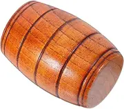 ABOOFAN Wooden Barrel Beer Mug Natural Drinking Cup for Beer Water Tea Reusable Mug for Outdoor Travel and Home Use