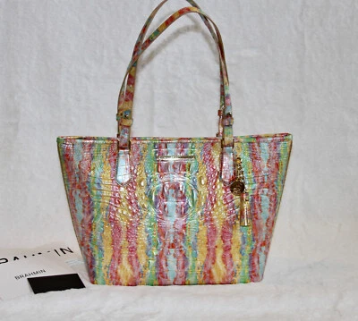 BRAHMIN Medium Asher Tote Bag Saltwater Taffy Melbourne Shoulder Purse Handbag