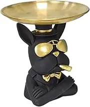 BIUDECO 1Pc Creative Dog Shaped Desktop Tray Animal Decor for Home Party and Unique Storage Tray for Key Holder and Table Decoration and Stylish Design