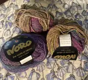 3 x Noro Silk Garden Lite Sock Silk-mohair -Wool Blend Light Weight Yarn #2056