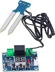 Soil Moisture Controller for Automatic Watering, DC 12 V Soil Moisture Controller with Threshold Setting, Automatic Watering System for Horticulture