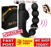 NEW Vibrating P-Spot Prostate Massager Vibrator Anal Bead Butt Plug Sex Toy