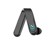 Bluetooth-compatible Earphone Mini Ear Hook IP67 Waterproof Wireless Sports Headset for Mobile Phone - Black