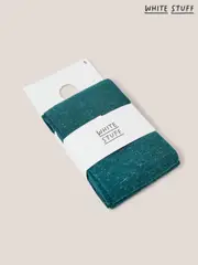 White Stuff Teal Blue Sparkle Sienna Tights (T47742) | $40