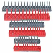Hansen Socket Tray,Gray/Red,Plastic,PK6 92000 Hansen 92000 656811920008 Plastic