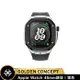【Golden Concept】Apple Watch 45mm錶殼 銀錶框 黑橡膠錶帶 WC-SPIII45-SL-BK