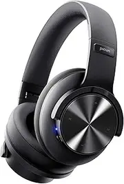 Picun B8 Bluetooth Headphones, 120H Playtime Headphones, Wireless Bluetooth, 3 EQ Modes, Low Latency, Hands-Free Calls, Travel, Over-Ear Headphones for Home, Office, Mobile Phone PC, Black