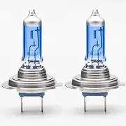2Pcs 12V 60/55W Super Bright White Car Headlight Blue Auto Lights Halogen Bulb Driving Lamp UV Quartz Glass Bulb,H7