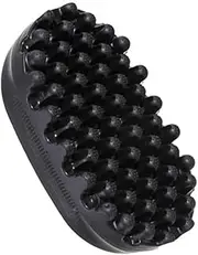 BLEMOLE Rubber Curling Twisted Hair Comb, Oval Shaped, 14.8cmx8cm/5.83x3.15in, Black, Suitable for All Hair Types, Women's Adult Unisex Hair Styling Comb
