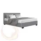 Artiss Nino Bed Frame Fabric Grey Double