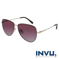 在飛比找momo購物網優惠-【INVU】瑞士簡約優雅線條偏光太陽眼鏡(玫瑰金 P1000