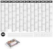 Year Wall Calendar, Flexible Excellent Yearly Calendar For Easy Planning, Smooth Yearly Planner Full Year Wall Calendar For Home Walls, Work, Appointments, School, Arranging