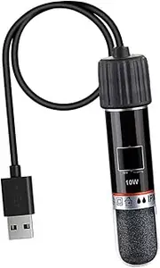 BESPORTBLE Mini Aquarium Heater USB Constant Temperature Heating Rod for Small Fish Tanks Efficient Pond Heater for Optimal Water Temperature Control