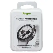 Ringke Tempered Glass Screen Protector for Galaxy Watch4 Classic (46mm) - 4 Pack
